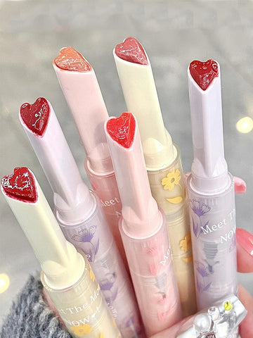 Gege bear Huayumi Lipstick Moisturizing Mirror Glitter Jelly Love Lipstick lipstick Pen