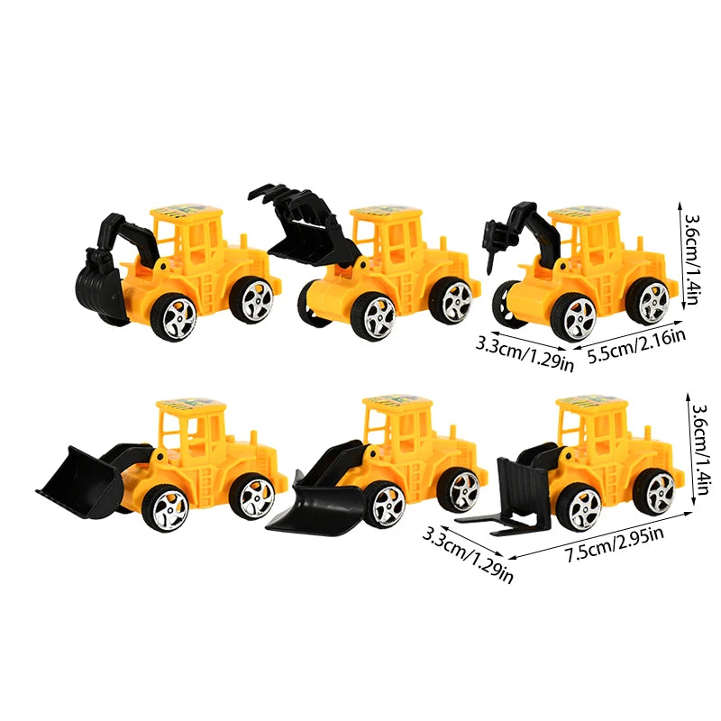 Engineering Vehicle Cake Decorations Construction Car Truck Excavator Cake Toppers Kids Boys Construction Birthday Party Favors