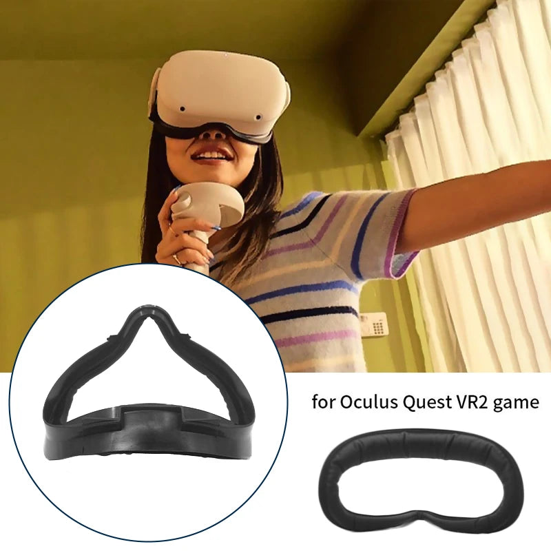 For Oculus Quest 2 Face Cover PU Cushion Facial Interface Face Cover Case Bracket Kit Eye Pad For Oculus Quest 2 Accessories