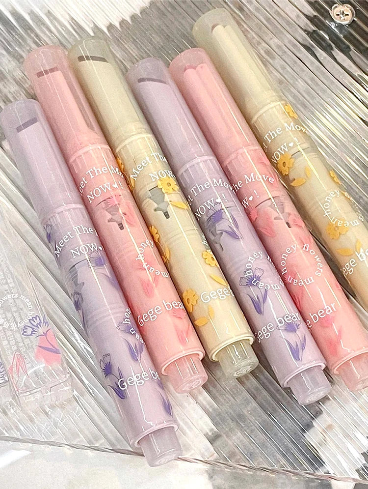 Gege bear Huayumi Lipstick Moisturizing Mirror Glitter Jelly Love Lipstick lipstick Pen
