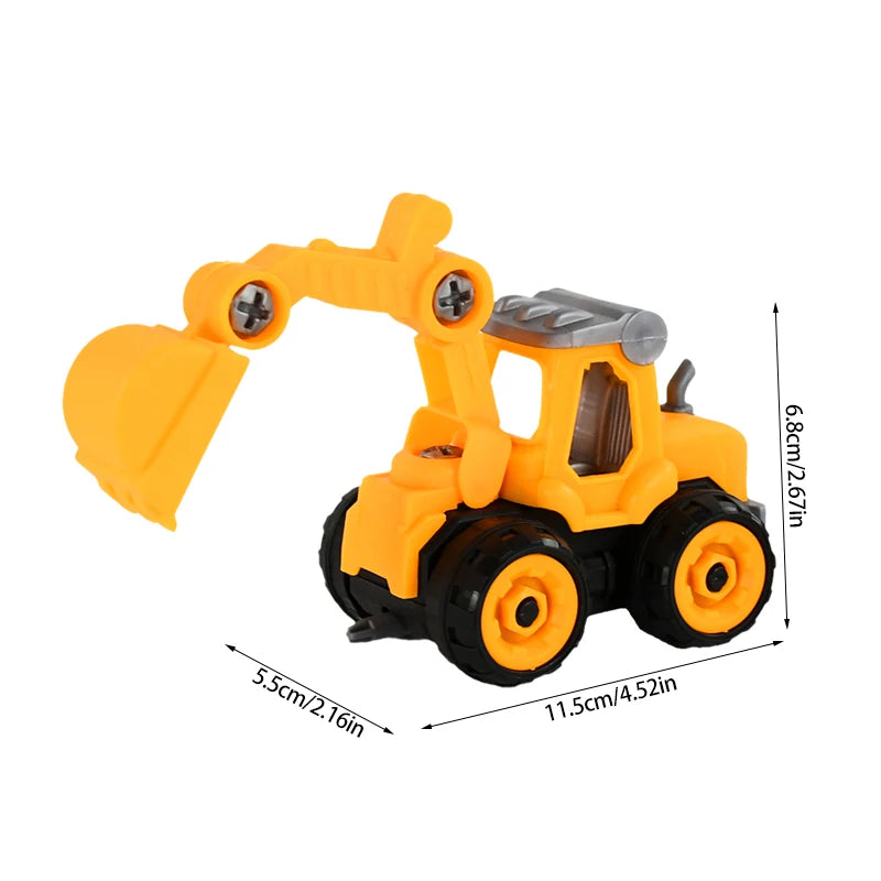 Engineering Vehicle Cake Decorations Construction Car Truck Excavator Cake Toppers Kids Boys Construction Birthday Party Favors