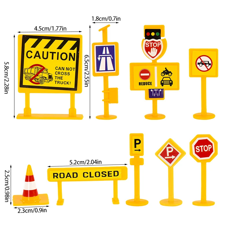 Engineering Vehicle Cake Decorations Construction Car Truck Excavator Cake Toppers Kids Boys Construction Birthday Party Favors