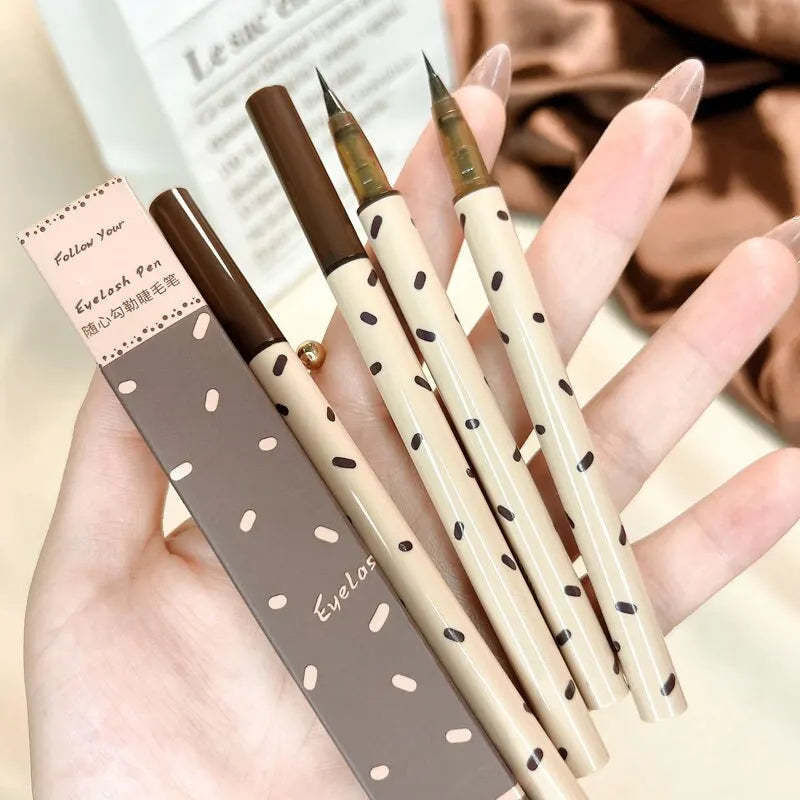 Eyelash Pencil Long Lasting Waterproof Perspirant Resistant Fine Head Non Smudging Eyelash Laying Silkworm Liquid Eyeliner