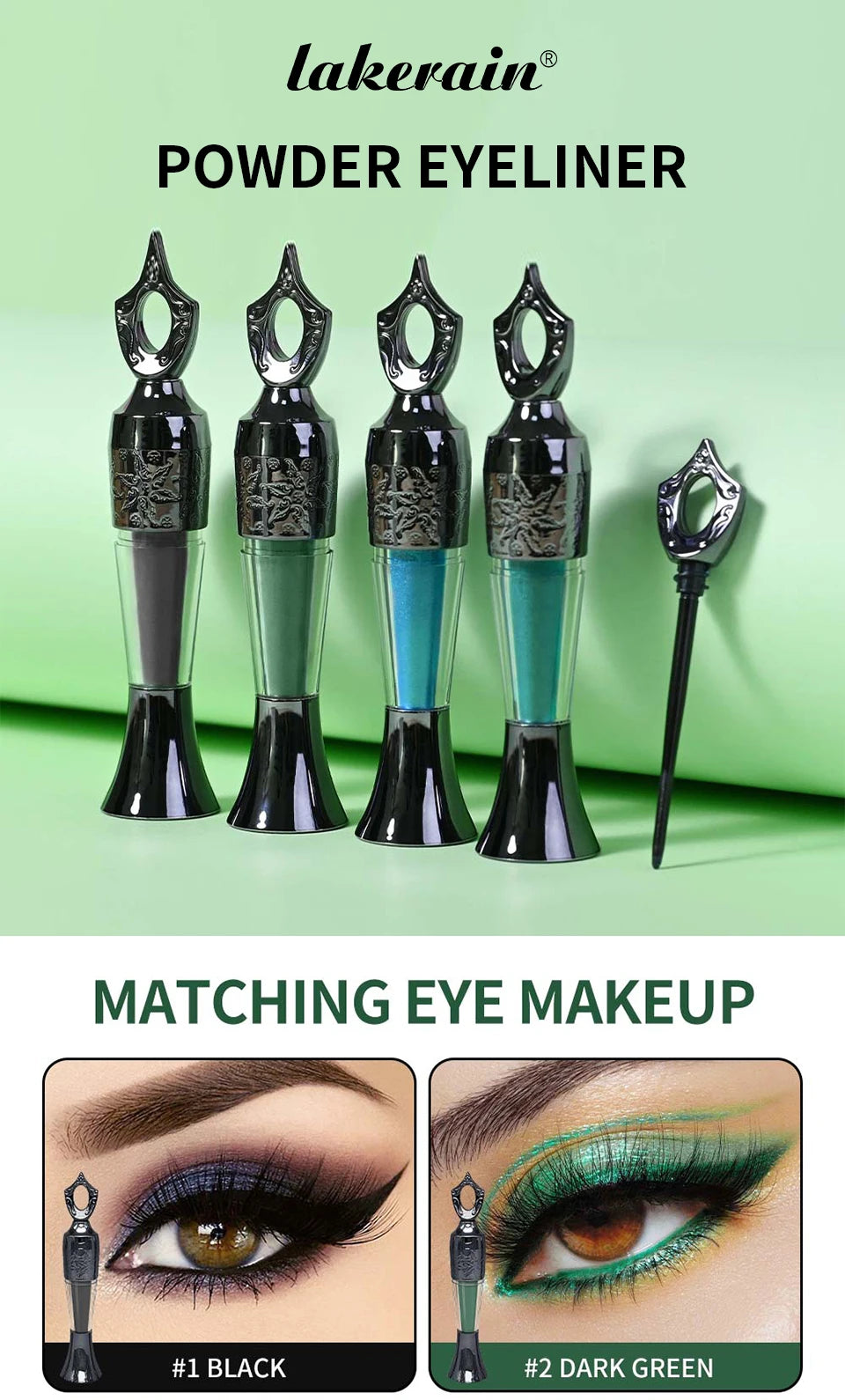 Kohl Powder Eye Liner Powder Eyeliner Long-Lasting Eyeliner Arabic Eyeliner Powder Handmade Natural Eyeliner in Powder Makeup