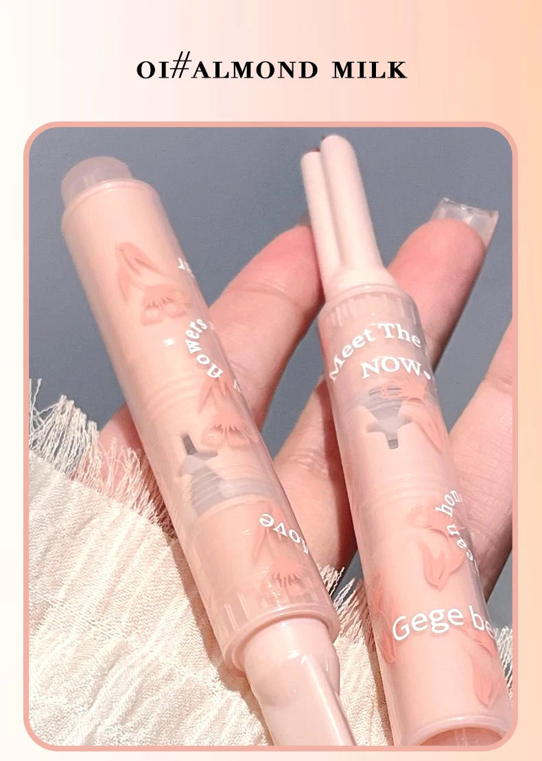 Gege bear Huayumi Lipstick Moisturizing Mirror Glitter Jelly Love Lipstick lipstick Pen