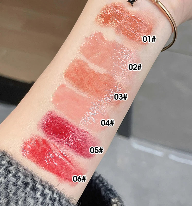 Gege bear Huayumi Lipstick Moisturizing Mirror Glitter Jelly Love Lipstick lipstick Pen