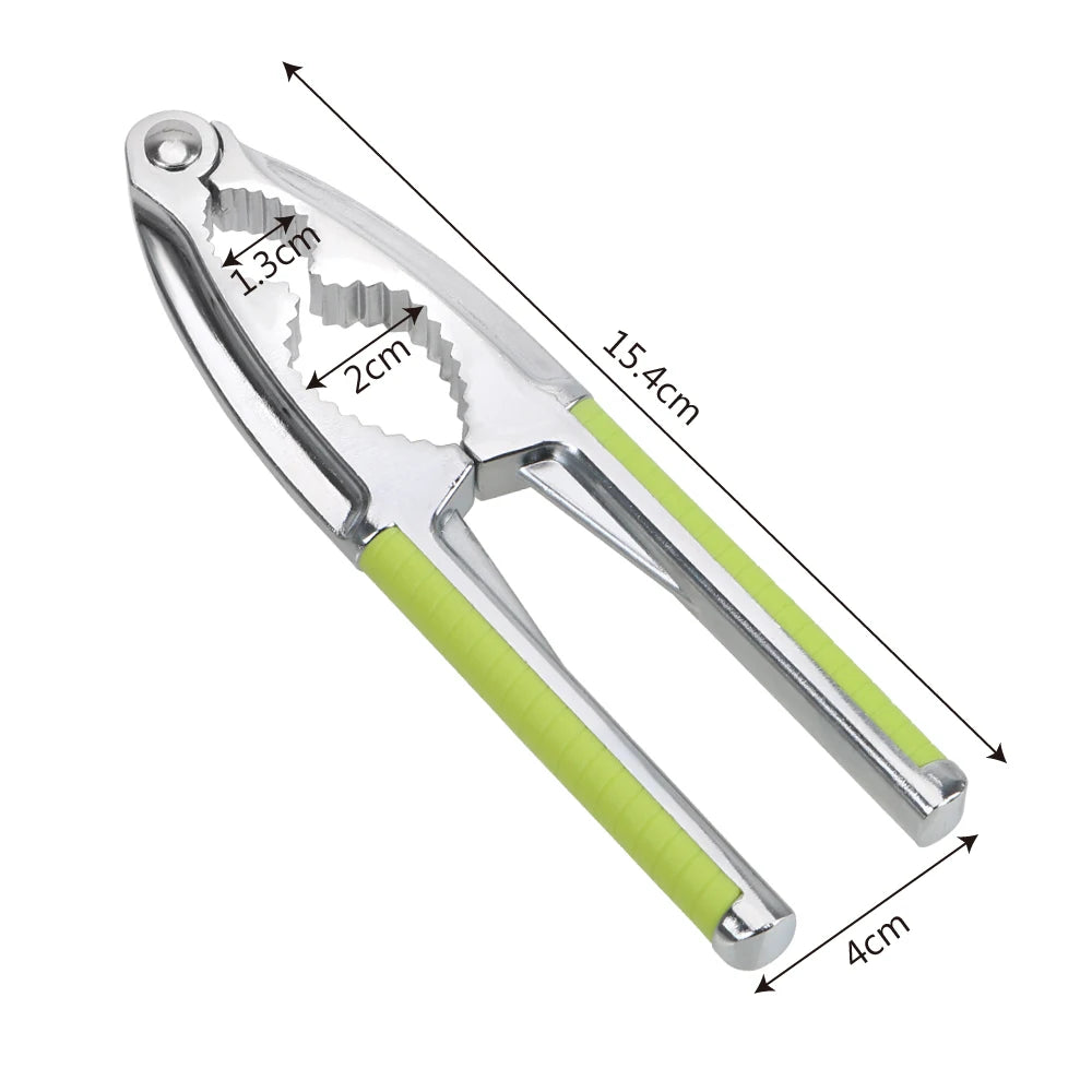 Pine Pecan Hazelnut Plier Multi-Function Quick Walnut Cracker Sheller Opener Stainless Steel Nutcracker Nut Cracker