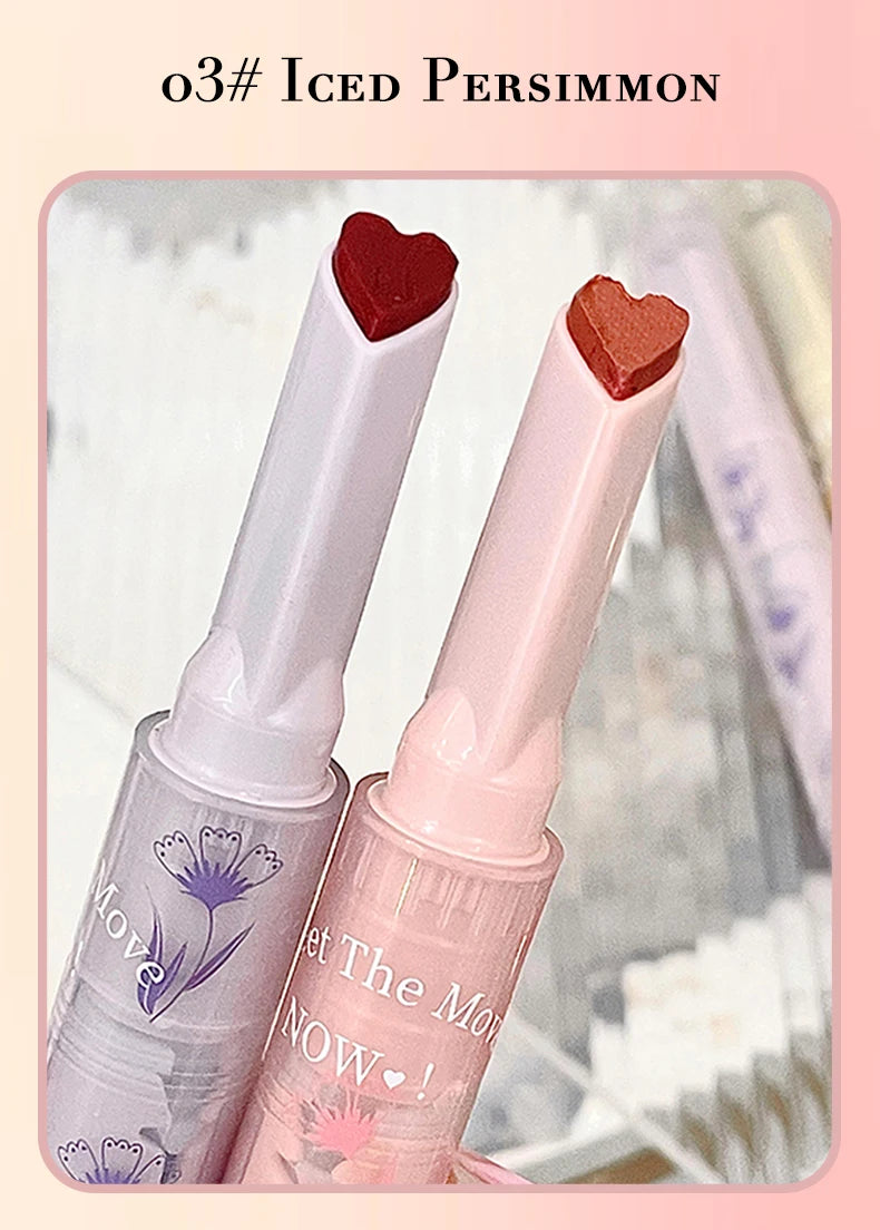 Gege bear Huayumi Lipstick Moisturizing Mirror Glitter Jelly Love Lipstick lipstick Pen